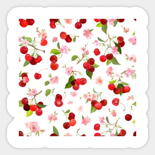 Cherry Pattern 1 Sticker